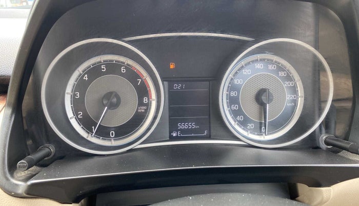 2018 Maruti Dzire VXI, Petrol, Manual, 56,617 km, Odometer Image