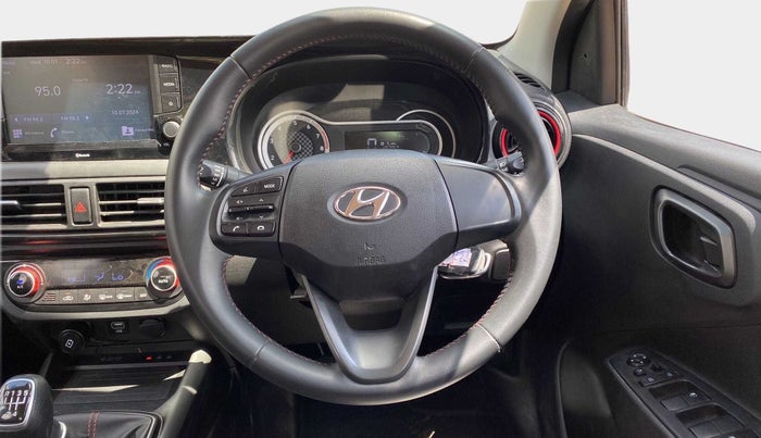 2022 Hyundai GRAND I10 NIOS SPORTZ 1.0 TURBO GDI, Petrol, Manual, 17,693 km, Steering Wheel Close Up