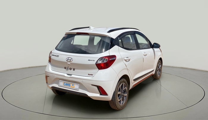 2022 Hyundai GRAND I10 NIOS SPORTZ 1.0 TURBO GDI, Petrol, Manual, 17,693 km, Right Back Diagonal