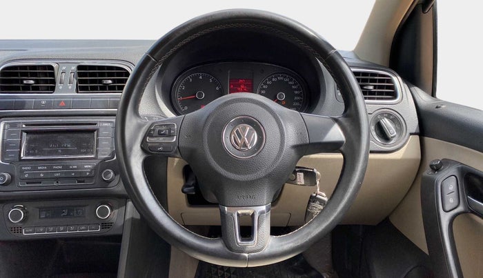 2013 Volkswagen Polo HIGHLINE1.2L, Petrol, Manual, 75,495 km, Steering Wheel Close Up