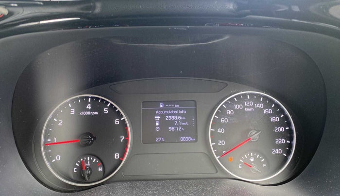 2022 KIA SELTOS GTX (O) 1.4, Petrol, Manual, 8,827 km, Odometer Image