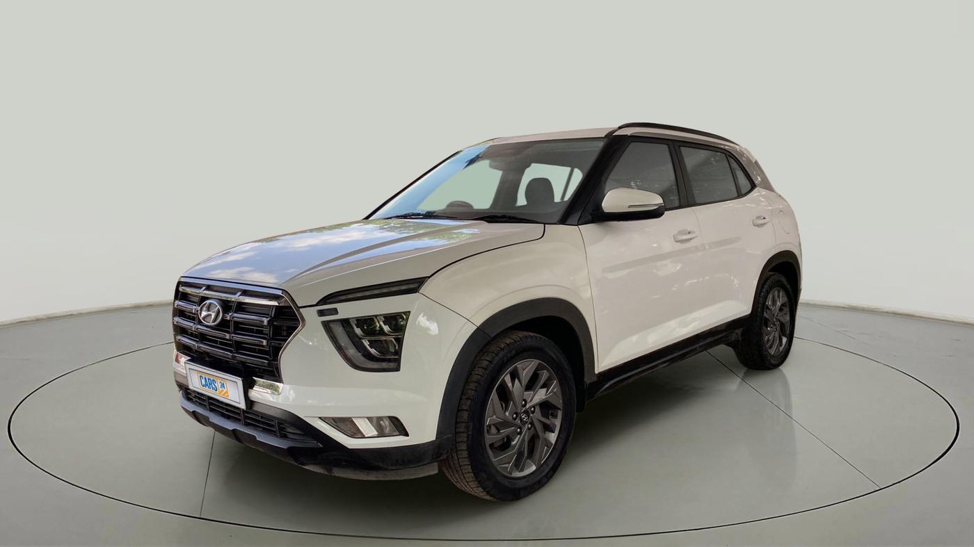 2021 Hyundai Creta SX (O) 1.4 TURBO DCT, Petrol, Automatic, 51,190 km, Left Front Diagonal