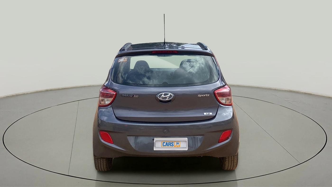 2016 Hyundai Grand i10 SPORTZ 1.2 KAPPA VTVT, Petrol, Manual, 70,403 km, Back/Rear