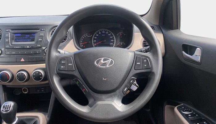 2016 Hyundai Grand i10 SPORTZ 1.2 KAPPA VTVT, Petrol, Manual, 70,403 km, Steering Wheel Close Up