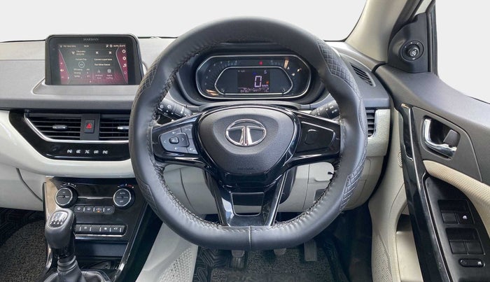 2023 Tata NEXON XZ PLUS PETROL, Petrol, Manual, 15,575 km, Steering Wheel Close Up