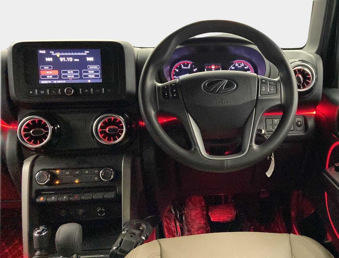 2021 Mahindra Thar LX PETROL HT 4WD AT, Petrol, Automatic, 33,332 km, Steering Wheel Close Up