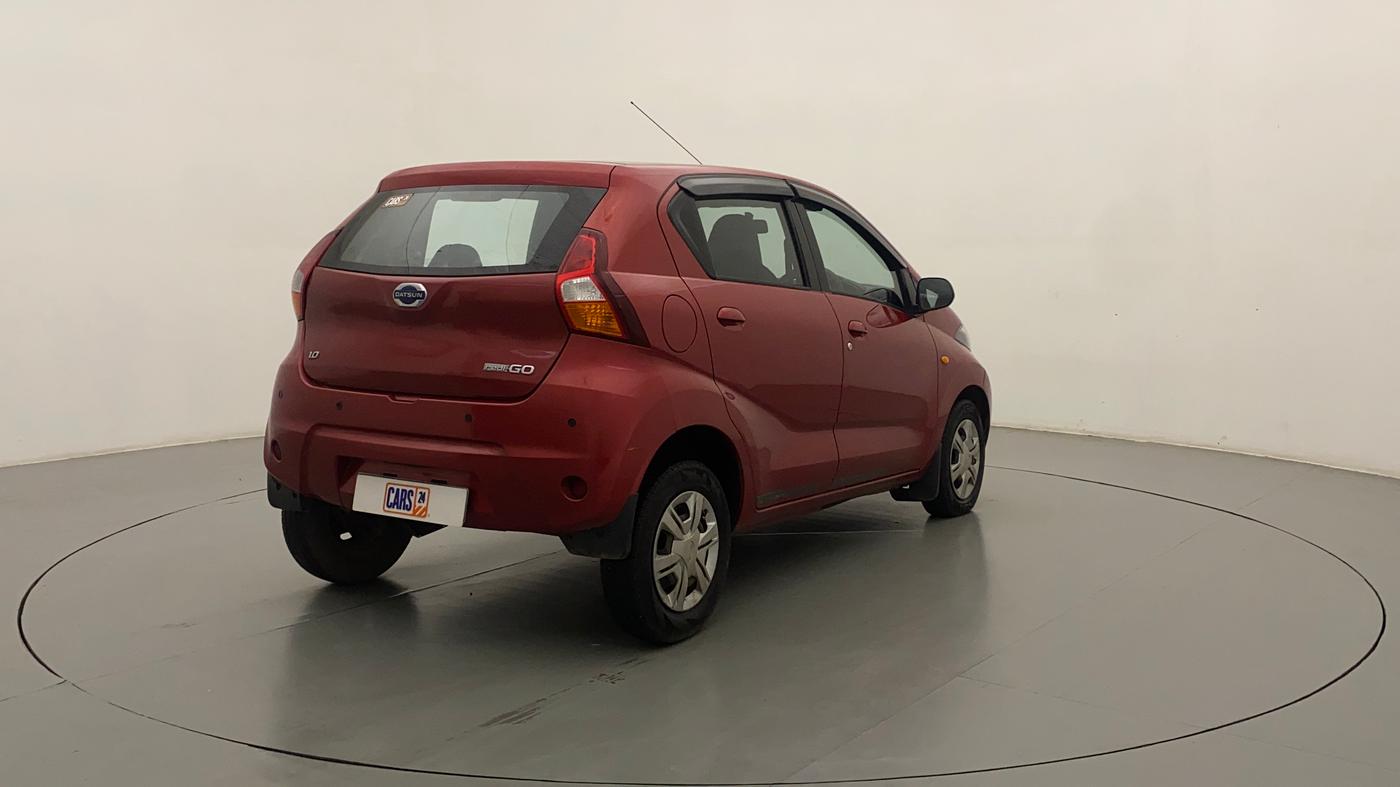 2018 Datsun Redi Go T(O) 1.0 AMT, Petrol, Automatic, 37,723 km, Right Back Diagonal