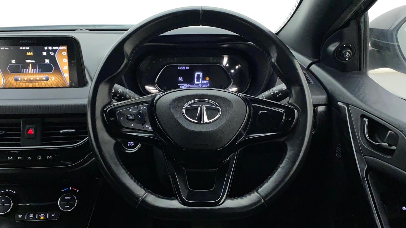 2021 Tata NEXON XZA PLUS PETROL DARK EDITION, Petrol, Automatic, 33,145 km, Steering Wheel Close Up