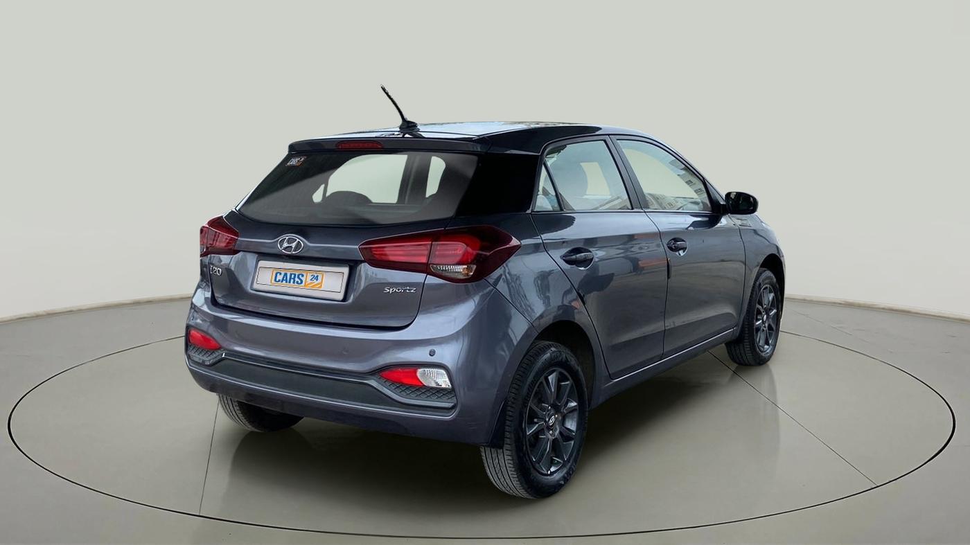 2019 Hyundai Elite i20 SPORTZ PLUS  1.2 CVT, Petrol, Automatic, 58,684 km, Right Back Diagonal