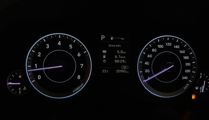 2020 Hyundai Creta SX IVT 1.5 PETROL, Petrol, Automatic, 30,980 km, Odometer Image