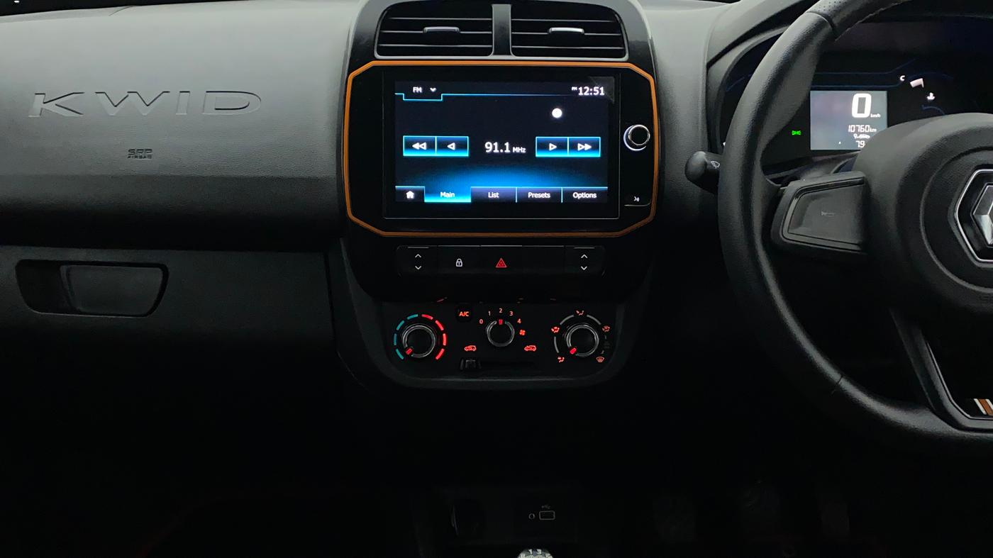 2021 Renault Kwid CLIMBER 1.0 (O), Petrol, Manual, 10,760 km, Air Conditioner