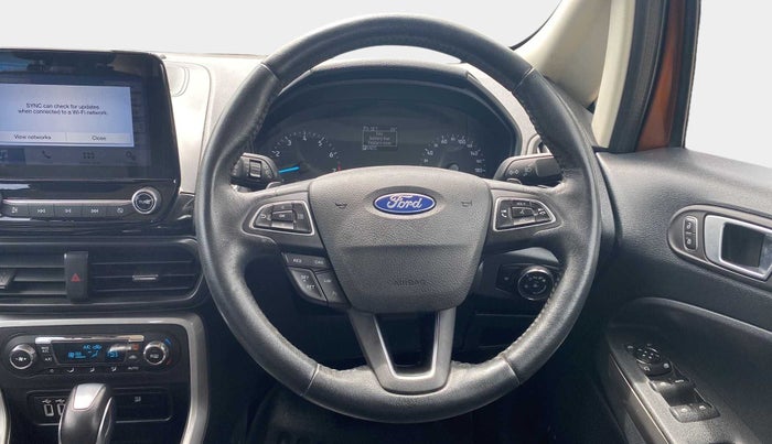 2018 Ford Ecosport TITANIUM + 1.5L PETROL AT, Petrol, Automatic, 27,592 km, Steering Wheel Close Up