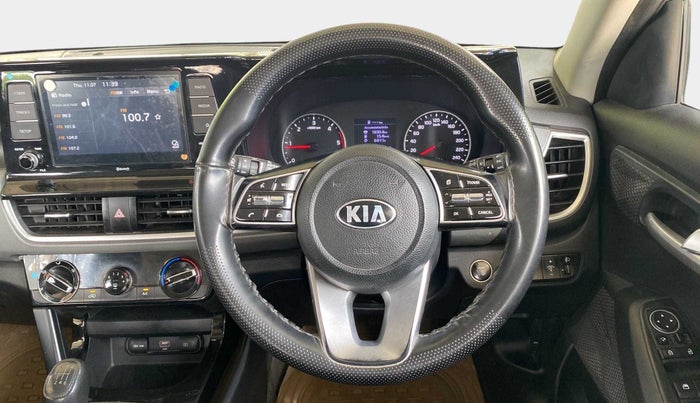 2019 KIA SELTOS HTK PLUS 1.5 DIESEL, Diesel, Manual, 77,854 km, Steering Wheel Close Up