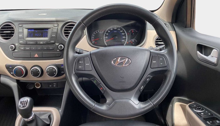 2016 Hyundai Grand i10 ASTA (O) 1.2 KAPPA VTVT, Petrol, Manual, 24,183 km, Steering Wheel Close Up