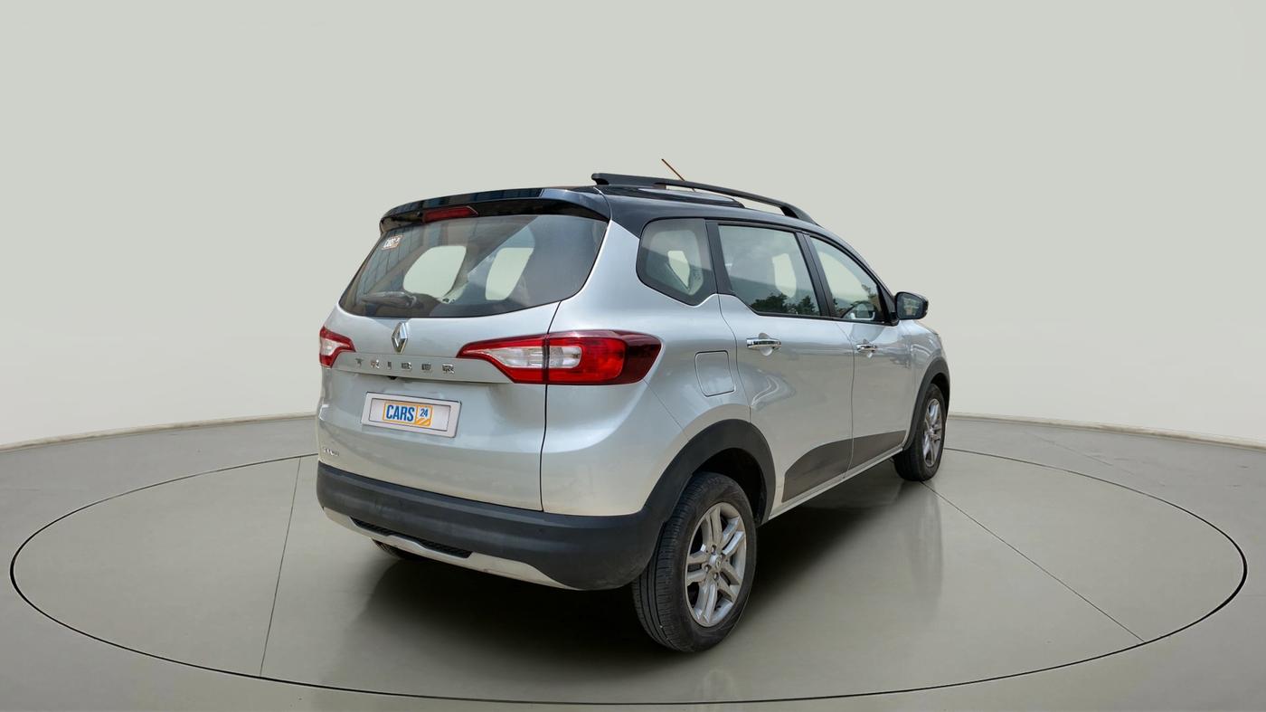 2023 Renault TRIBER RXZ AMT DUAL TONE, Petrol, Automatic, 3,408 km, Right Back Diagonal