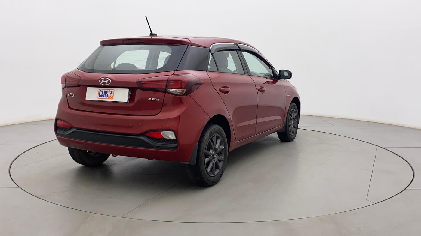 2018 Hyundai Elite i20 ASTA 1.2  CVT, Petrol, Automatic, 55,981 km, Right Back Diagonal