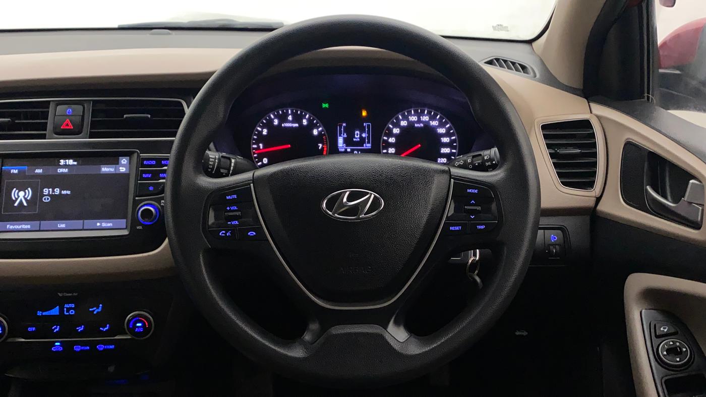 2018 Hyundai Elite i20 ASTA 1.2  CVT, Petrol, Automatic, 55,981 km, Steering Wheel Close Up