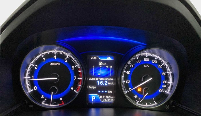 2021 Maruti Baleno ALPHA CVT PETROL 1.2, Petrol, Automatic, 36,503 km, Odometer Image