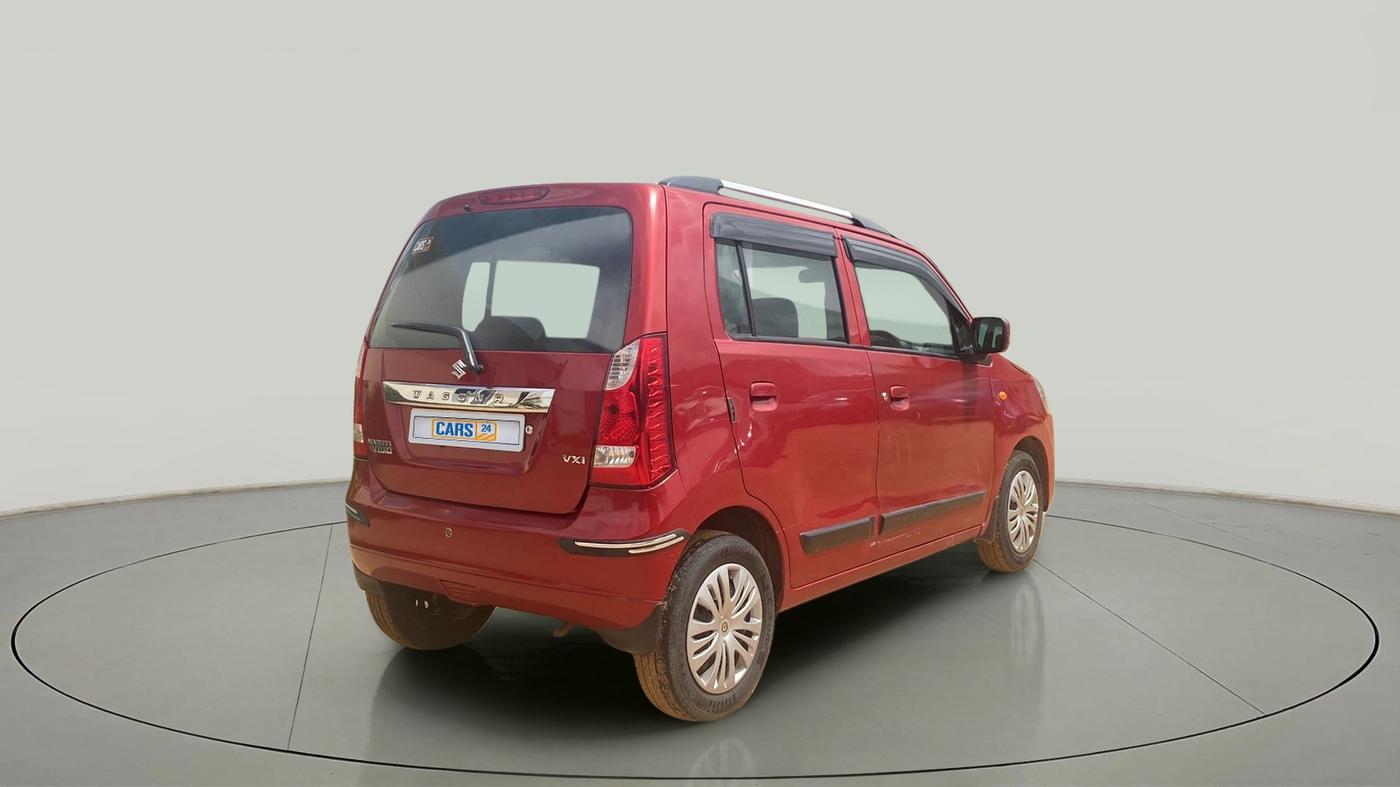 2017 Maruti Wagon R 1.0 VXI AMT, Petrol, Automatic, 60,939 km, Right Back Diagonal