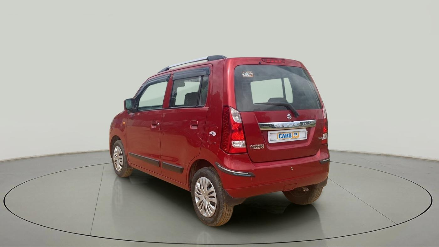 2017 Maruti Wagon R 1.0 VXI AMT, Petrol, Automatic, 60,939 km, Left Back Diagonal