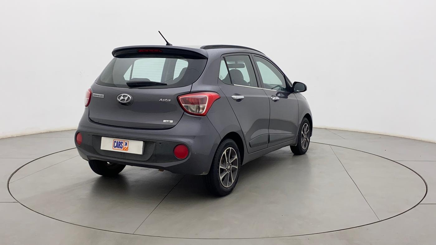 2019 Hyundai Grand i10 ASTA 1.2 KAPPA VTVT, Petrol, Manual, 34,321 km, Right Back Diagonal