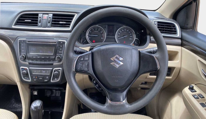 2016 Maruti Ciaz ZXI AT, Petrol, Automatic, 66,854 km, Steering Wheel Close Up