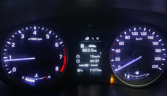 2017 Hyundai i20 Active 1.2 SX, Petrol, Manual, 71,566 km, Odometer Image
