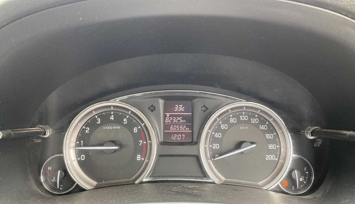 2015 Maruti Ciaz ZXI+ RS, Petrol, Manual, 60,582 km, Odometer Image