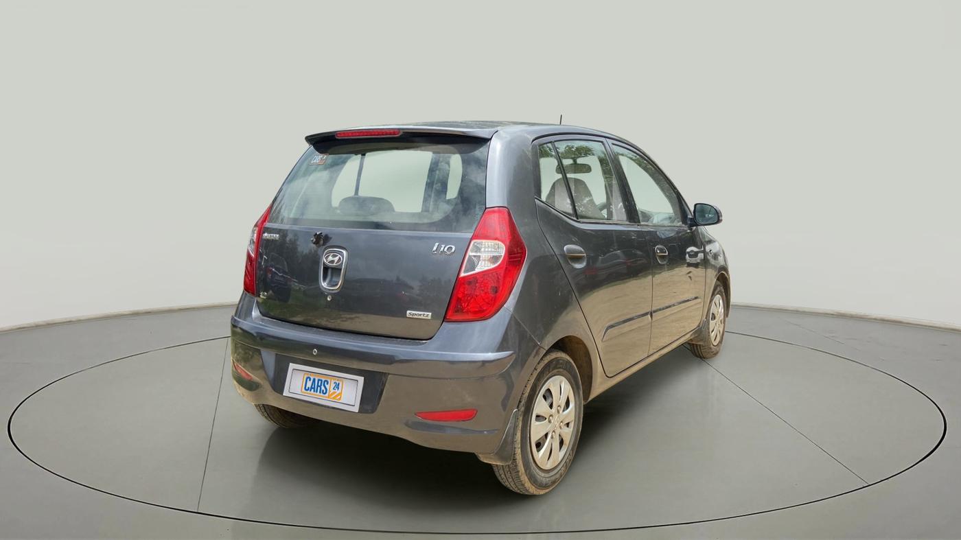 2011 Hyundai i10 SPORTZ 1.2, Petrol, Manual, 89,916 km, Right Back Diagonal