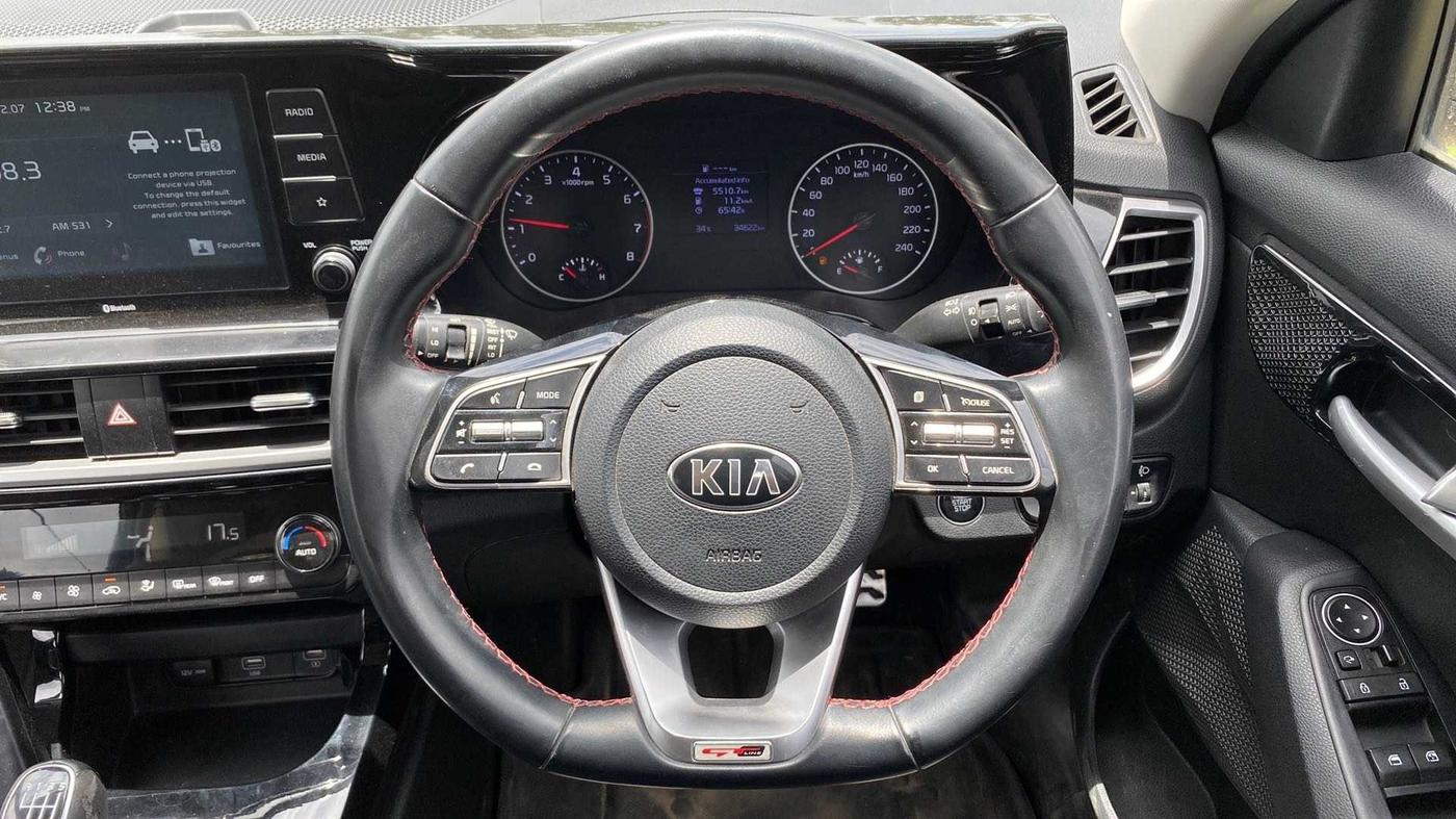 2019 KIA SELTOS GTK 1.4 PETROL, Petrol, Manual, 41,744 km, Steering Wheel Close Up