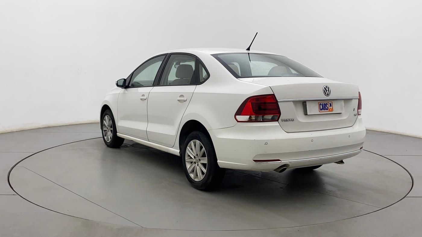 2017 Volkswagen Vento HIGHLINE PETROL AT, Petrol, Automatic, 62,617 km, Left Back Diagonal