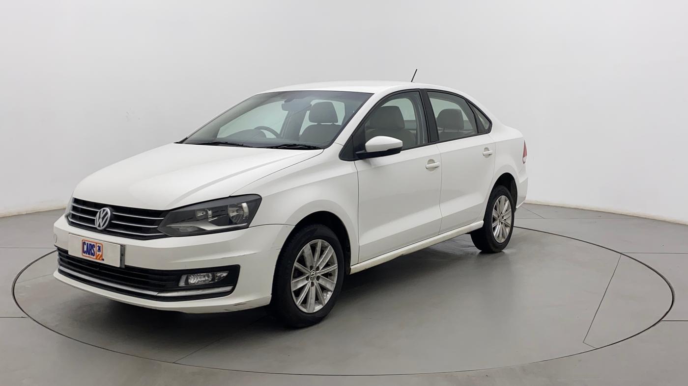 2017 Volkswagen Vento HIGHLINE PETROL AT, Petrol, Automatic, 62,617 km, Left Front Diagonal