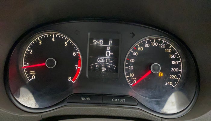 2017 Volkswagen Vento HIGHLINE PETROL AT, Petrol, Automatic, 62,617 km, Odometer Image