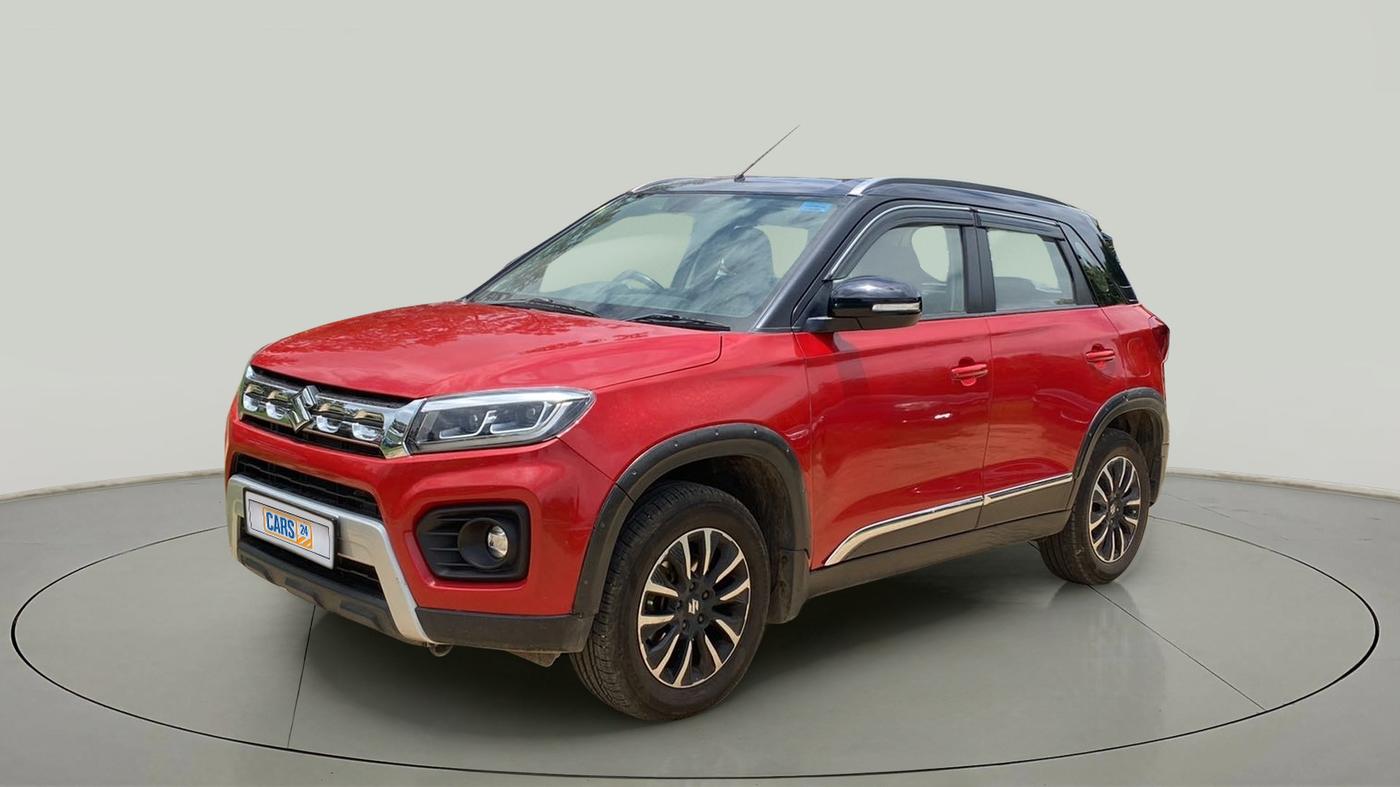 2021 Maruti Vitara Brezza ZXI PLUS AT DUAL TONE SHVS, Petrol, Automatic, 68,282 km, Left Front Diagonal
