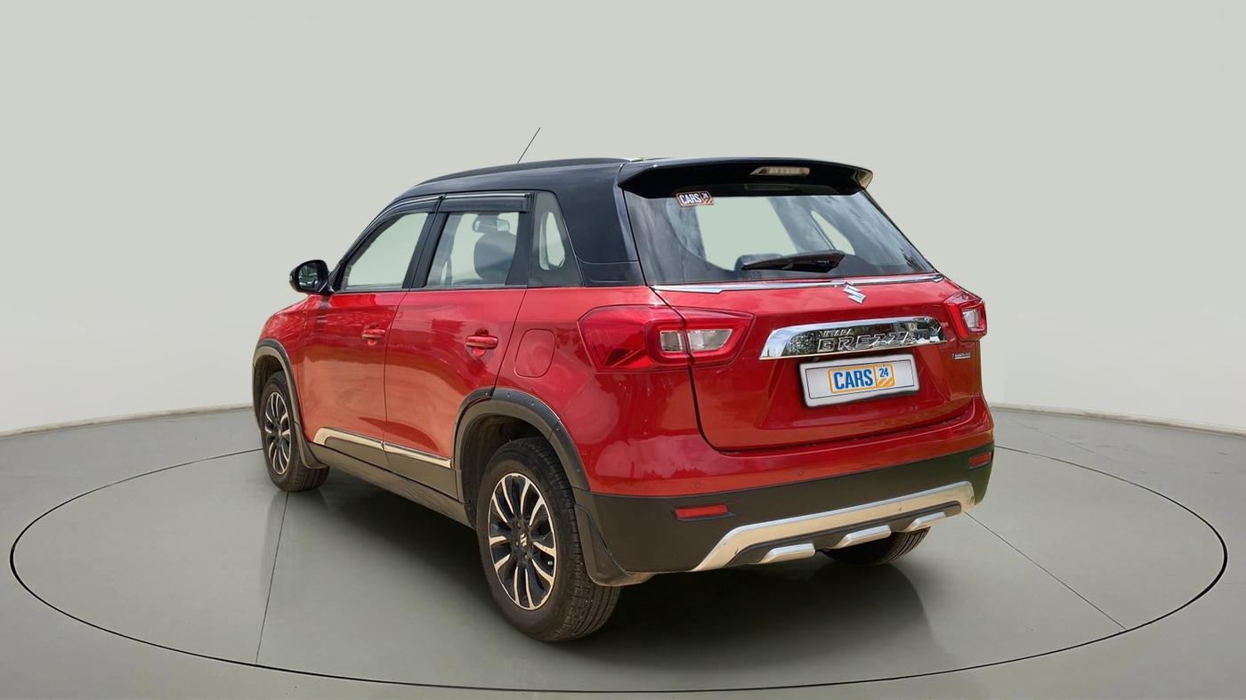 2021 Maruti Vitara Brezza ZXI PLUS AT DUAL TONE SHVS, Petrol, Automatic, 68,282 km, Left Back Diagonal