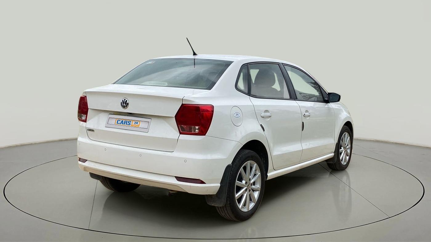 2017 Volkswagen Ameo HIGHLINE1.2L PLUS 16 ALLOY, Petrol, Manual, 49,624 km, Right Back Diagonal