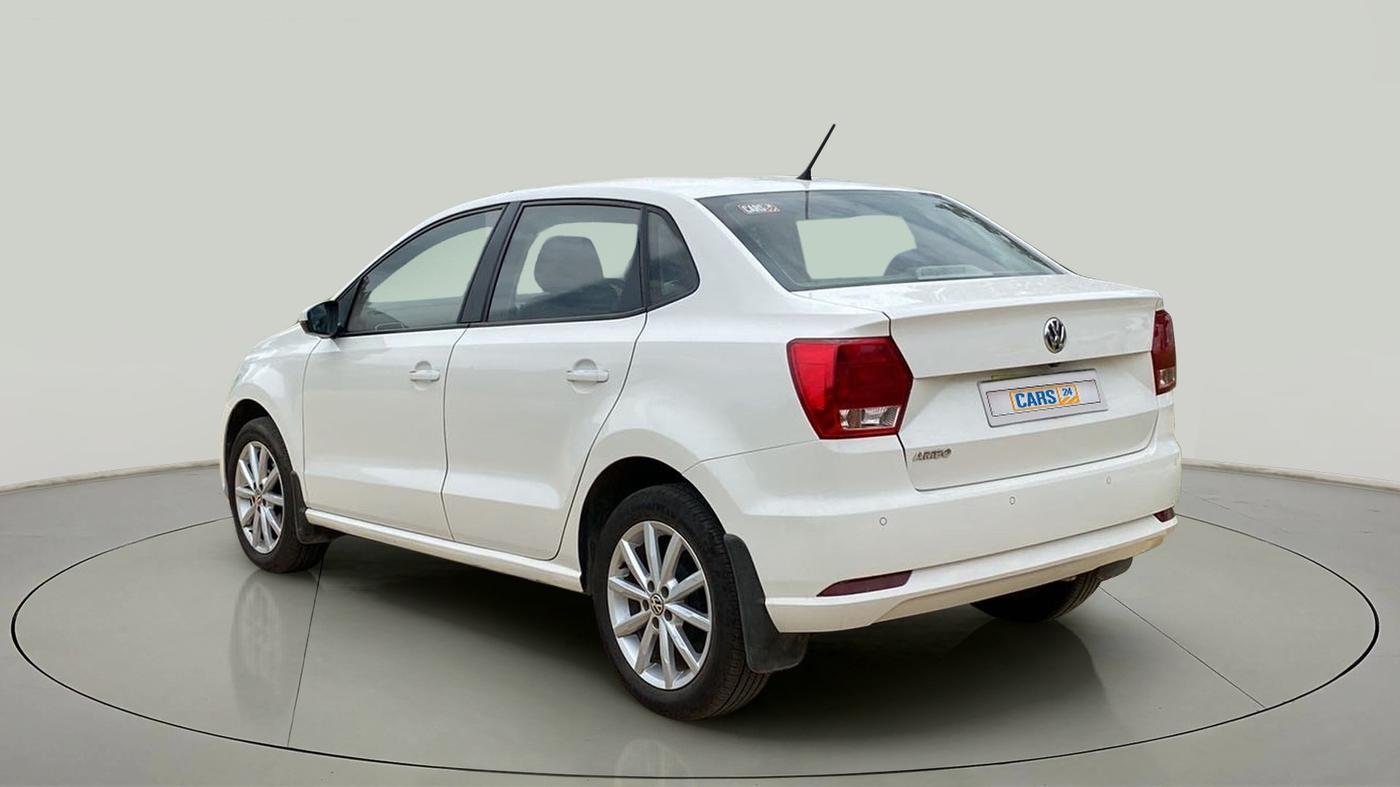2017 Volkswagen Ameo HIGHLINE1.2L PLUS 16 ALLOY, Petrol, Manual, 49,624 km, Left Back Diagonal