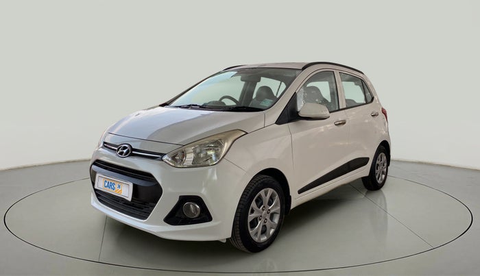 2015 Hyundai Grand i10 SPORTZ 1.2 KAPPA VTVT, Petrol, Manual, 46,287 km, Left Front Diagonal