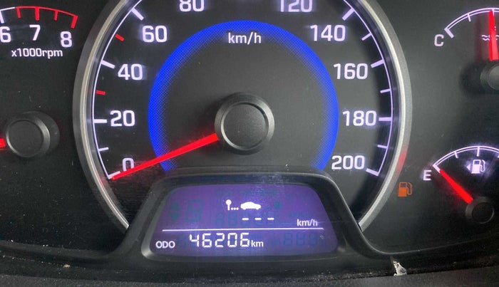 2015 Hyundai Grand i10 SPORTZ 1.2 KAPPA VTVT, Petrol, Manual, 46,287 km, Odometer Image