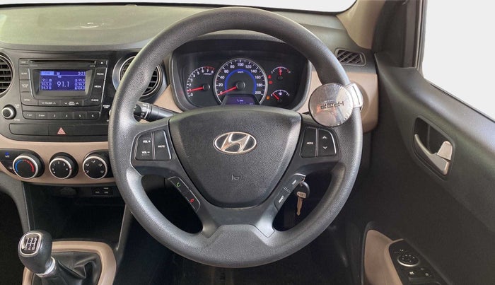 2015 Hyundai Grand i10 SPORTZ 1.2 KAPPA VTVT, Petrol, Manual, 46,287 km, Steering Wheel Close Up