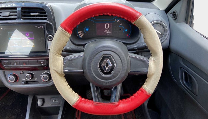 2021 Renault Kwid RXT 1.0 (O), Petrol, Manual, 50,688 km, Steering Wheel Close Up