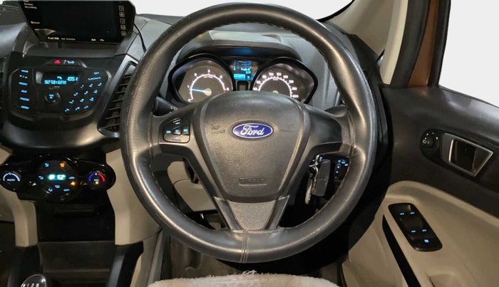 2017 Ford Ecosport TREND 1.5L DIESEL, Diesel, Manual, 65,685 km, Steering Wheel Close Up