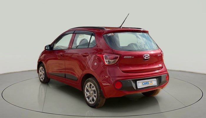 2017 Hyundai Grand i10 SPORTZ (O) 1.2 KAPPA VTVT, Petrol, Manual, 34,512 km, Left Back Diagonal