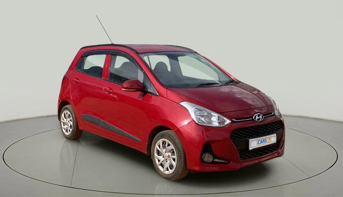 2017 Hyundai Grand i10 SPORTZ (O) 1.2 KAPPA VTVT, Petrol, Manual, 34,512 km, Right Front Diagonal