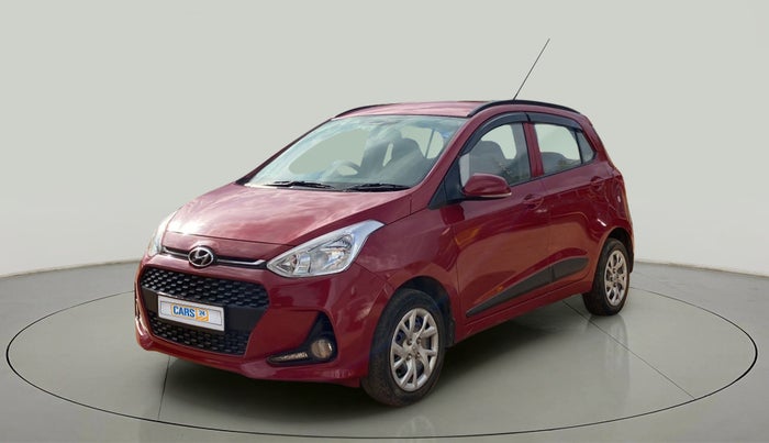 2017 Hyundai Grand i10 SPORTZ (O) 1.2 KAPPA VTVT, Petrol, Manual, 34,512 km, Left Front Diagonal