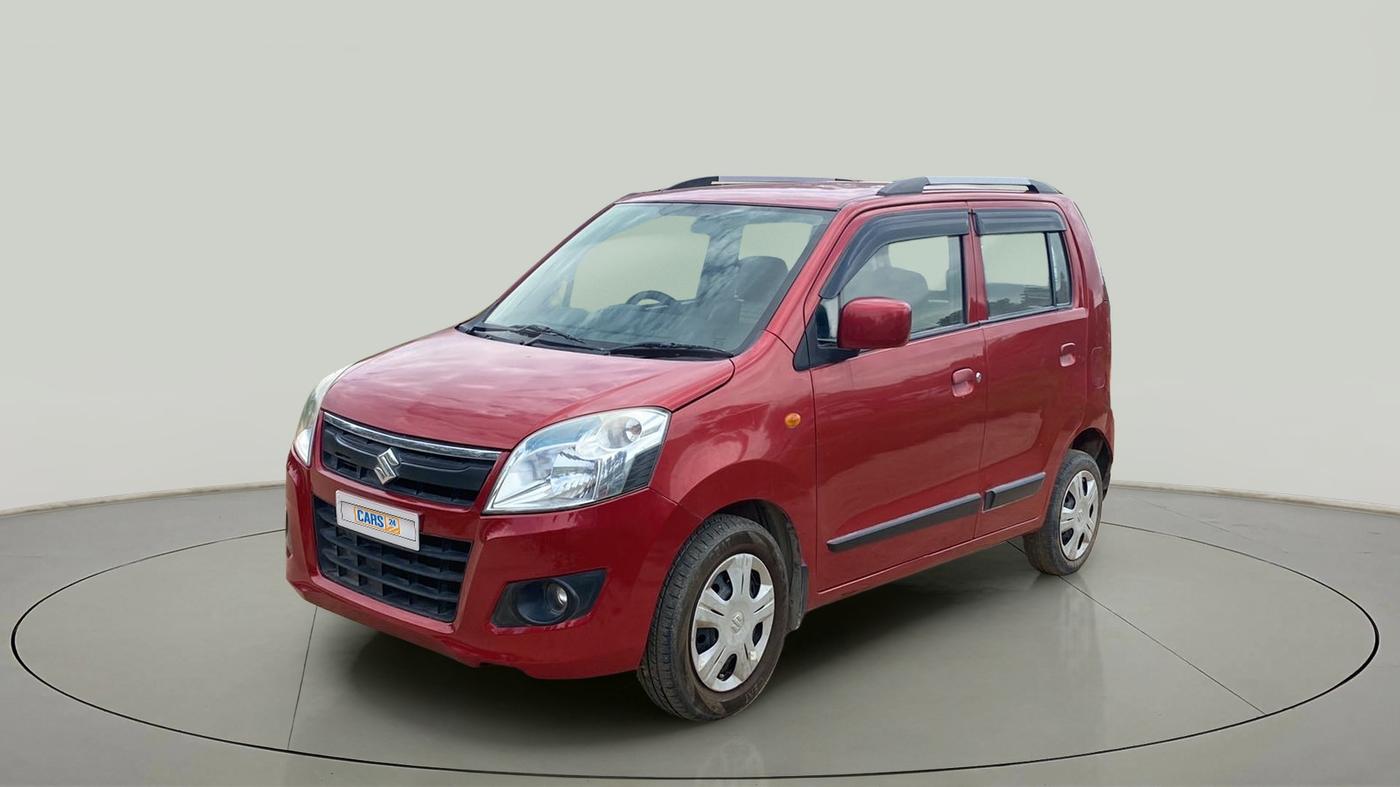 2018 Maruti Wagon R 1.0 VXI AMT, Petrol, Automatic, 99,726 km, Left Front Diagonal
