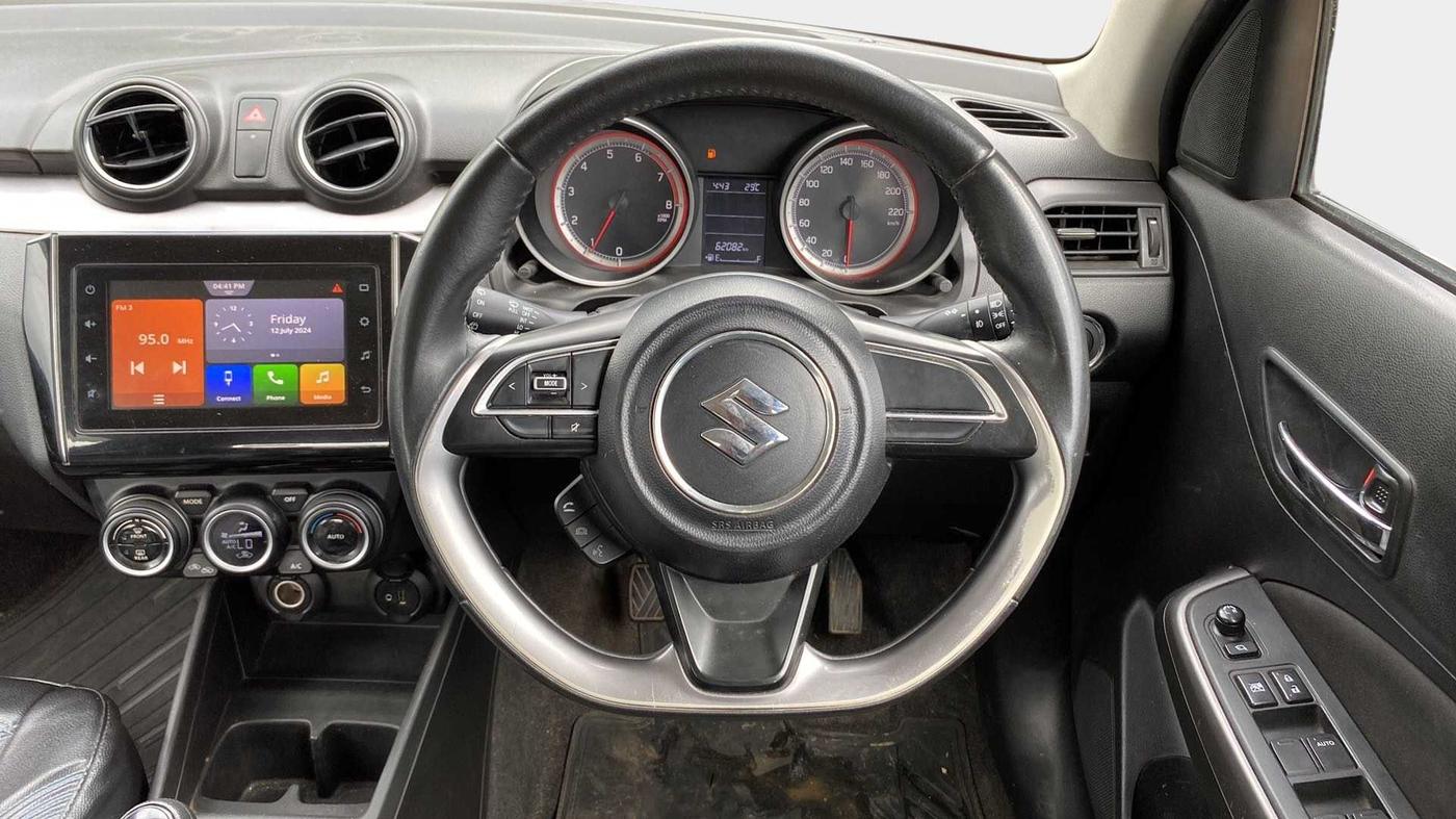 2021 Maruti Swift ZXI, CNG, Manual, 62,189 km, Steering Wheel Close Up