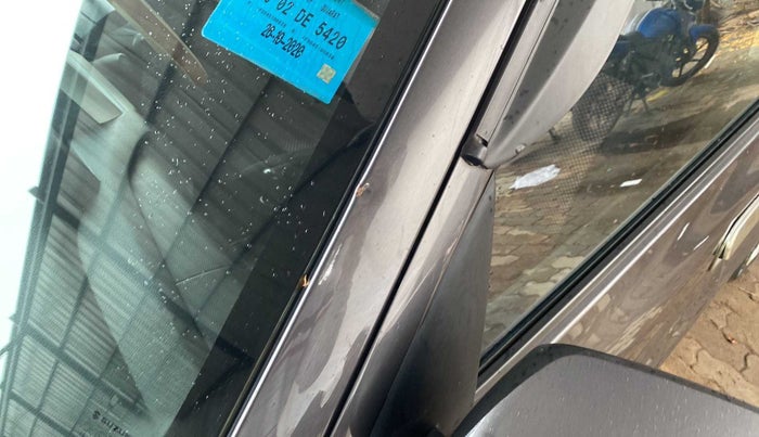 2020 Maruti S PRESSO VXI+, Petrol, Manual, 27,046 km, Left A pillar - Slightly dented