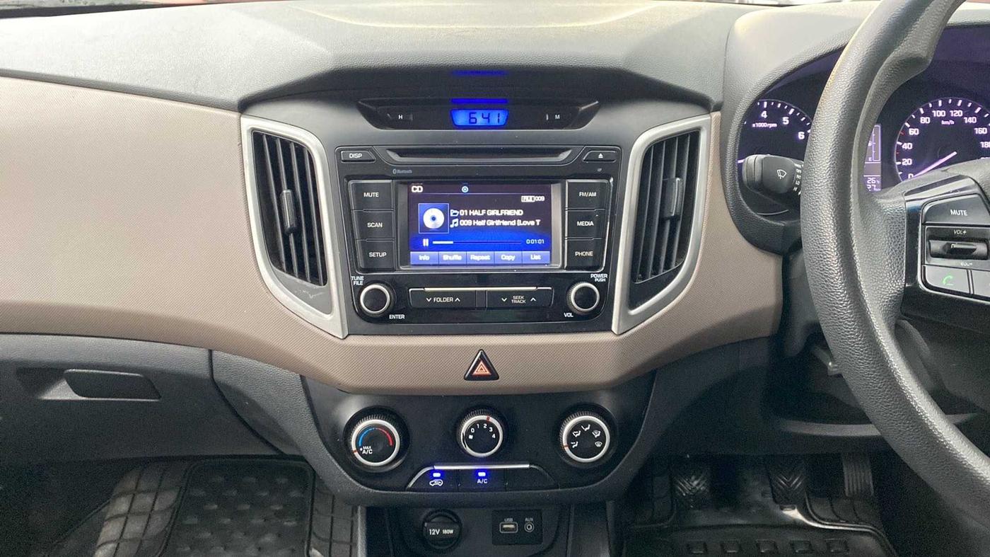 2016 Hyundai Creta E PLUS 1.6 PETROL, Petrol, Manual, 70,876 km, Air Conditioner