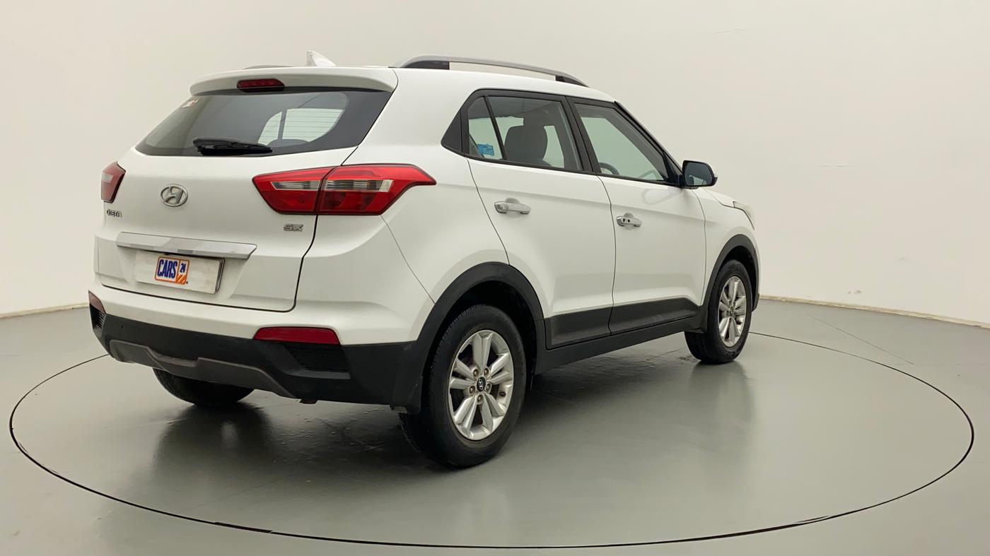 2016 Hyundai Creta SX PLUS 1.6 PETROL, Petrol, Manual, 33,387 km, Right Back Diagonal